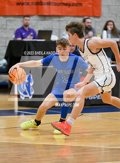 Thumbnail 1 in East Lake vs Holy Trinity Episcopal Academy  (Sun Bash Tourney) photogallery.