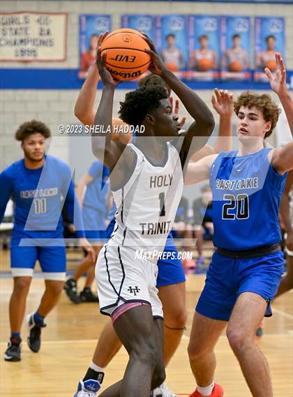 Thumbnail 1 in East Lake vs Holy Trinity Episcopal Academy  (Sun Bash Tourney) photogallery.