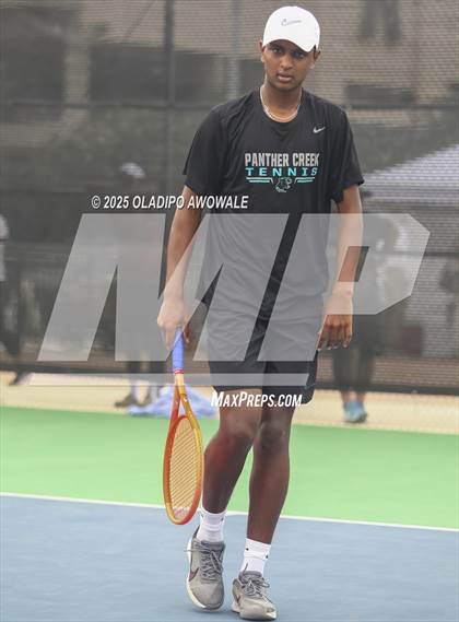 Thumbnail 3 in UIL 4A Boys Tennis Finals photogallery.