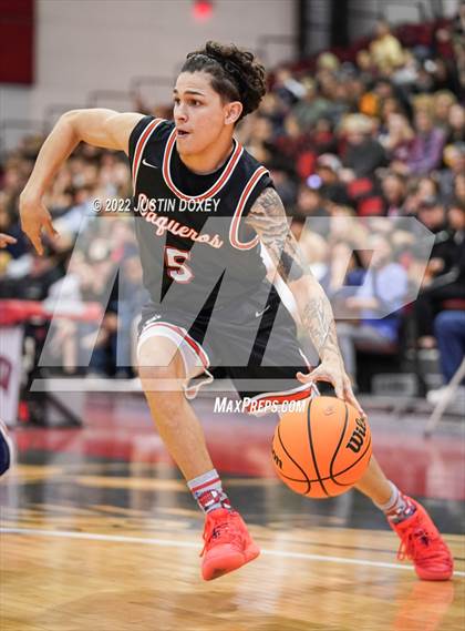Thumbnail 3 in Boulder City vs. Fernley (NIAA Class 3A State Boys Semifinal) photogallery.