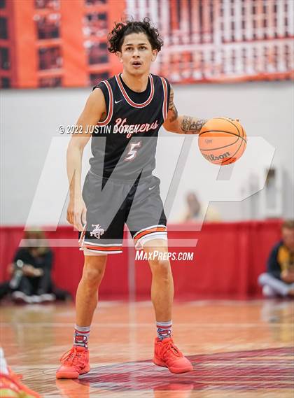 Thumbnail 2 in Boulder City vs. Fernley (NIAA Class 3A State Boys Semifinal) photogallery.