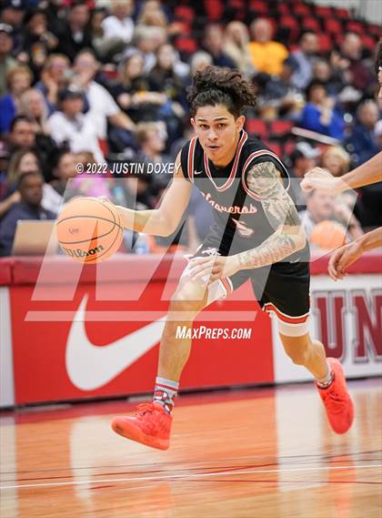 Thumbnail 1 in Boulder City vs. Fernley (NIAA Class 3A State Boys Semifinal) photogallery.