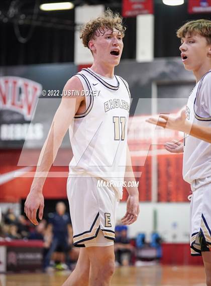 Thumbnail 2 in Boulder City vs. Fernley (NIAA Class 3A State Boys Semifinal) photogallery.