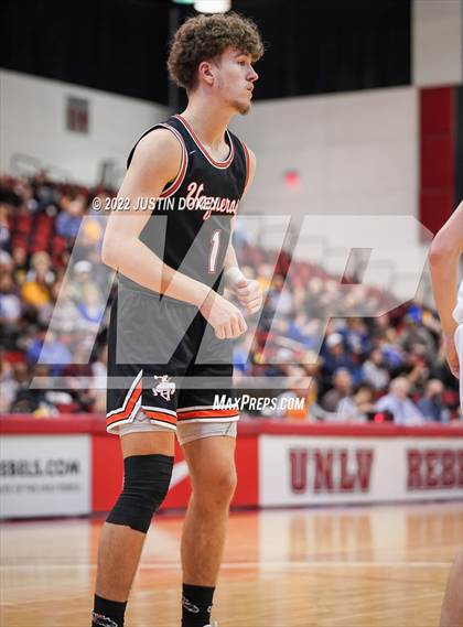 Thumbnail 1 in Boulder City vs. Fernley (NIAA Class 3A State Boys Semifinal) photogallery.