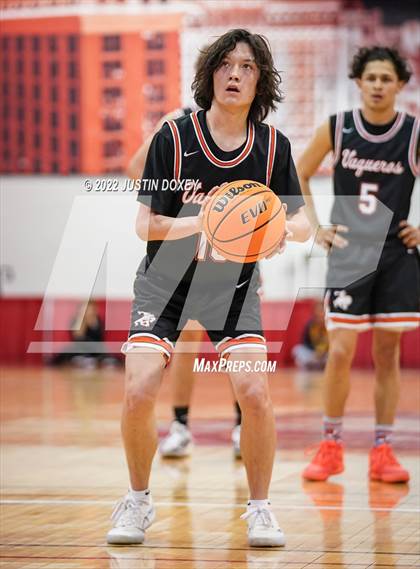 Thumbnail 1 in Boulder City vs. Fernley (NIAA Class 3A State Boys Semifinal) photogallery.