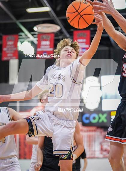 Thumbnail 1 in Boulder City vs. Fernley (NIAA Class 3A State Boys Semifinal) photogallery.