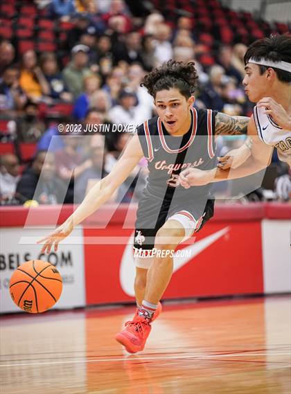 Thumbnail 2 in Boulder City vs. Fernley (NIAA Class 3A State Boys Semifinal) photogallery.
