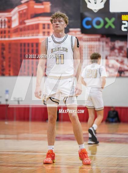 Thumbnail 1 in Boulder City vs. Fernley (NIAA Class 3A State Boys Semifinal) photogallery.