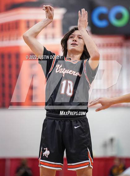 Thumbnail 3 in Boulder City vs. Fernley (NIAA Class 3A State Boys Semifinal) photogallery.