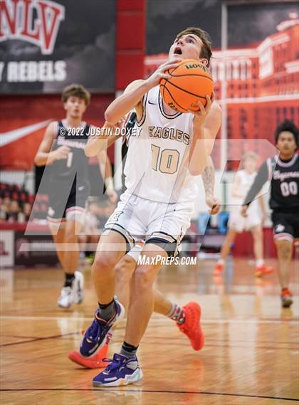 Thumbnail 1 in Boulder City vs. Fernley (NIAA Class 3A State Boys Semifinal) photogallery.