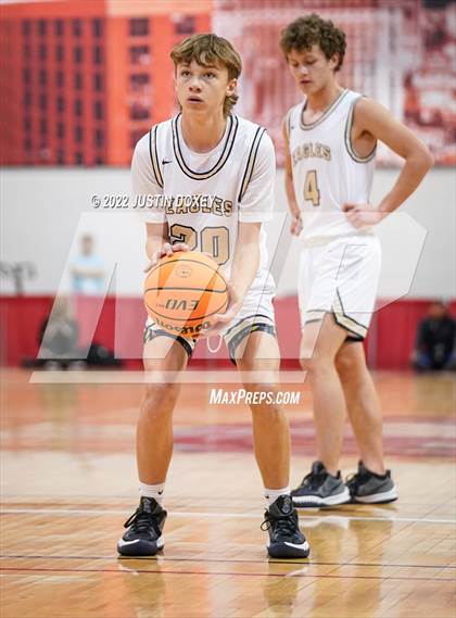 Thumbnail 3 in Boulder City vs. Fernley (NIAA Class 3A State Boys Semifinal) photogallery.