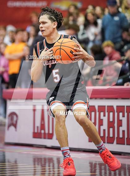 Thumbnail 1 in Boulder City vs. Fernley (NIAA Class 3A State Boys Semifinal) photogallery.