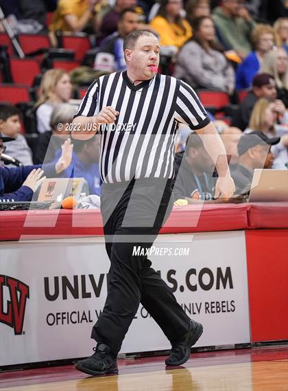 Thumbnail 2 in Boulder City vs. Fernley (NIAA Class 3A State Boys Semifinal) photogallery.