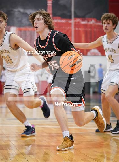 Thumbnail 3 in Boulder City vs. Fernley (NIAA Class 3A State Boys Semifinal) photogallery.