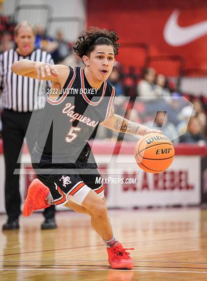 Thumbnail 1 in Boulder City vs. Fernley (NIAA Class 3A State Boys Semifinal) photogallery.