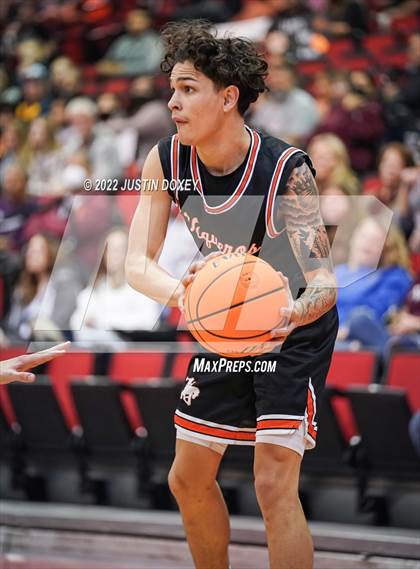 Thumbnail 3 in Boulder City vs. Fernley (NIAA Class 3A State Boys Semifinal) photogallery.