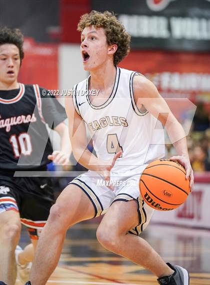 Thumbnail 1 in Boulder City vs. Fernley (NIAA Class 3A State Boys Semifinal) photogallery.