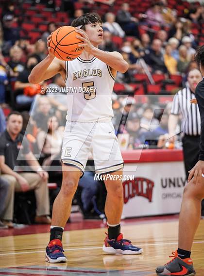 Thumbnail 2 in Boulder City vs. Fernley (NIAA Class 3A State Boys Semifinal) photogallery.