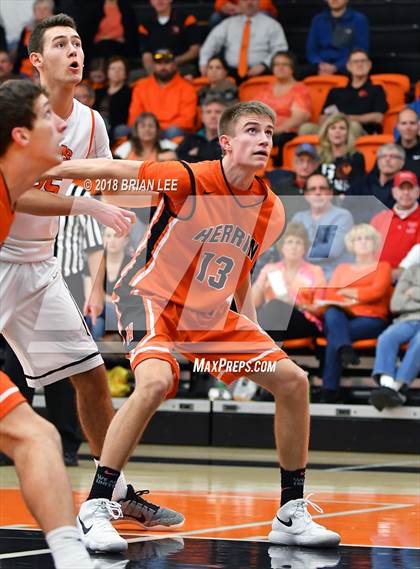 Thumbnail 3 in Mt. Vernon vs Herrin (IHSA 3A Regional Quarterfinal) photogallery.
