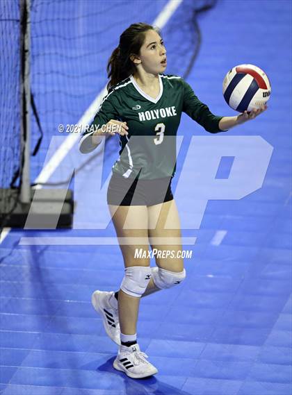 Thumbnail 2 in Holyoke vs. Wiggins (CHSAA 2A Final Four) photogallery.