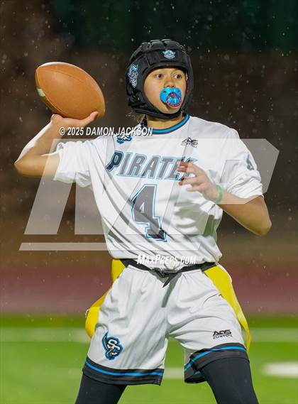 Thumbnail 3 in Pinecrest Academy Sloan Canyon vs Virgin Valley (NIAA 3A Semifinal) photogallery.