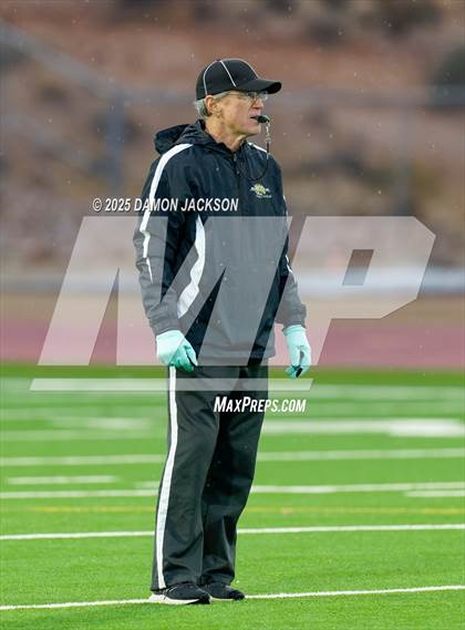 Thumbnail 3 in Pinecrest Academy Sloan Canyon vs Virgin Valley (NIAA 3A Semifinal) photogallery.