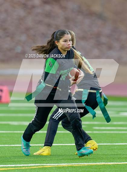 Thumbnail 2 in Pinecrest Academy Sloan Canyon vs Virgin Valley (NIAA 3A Semifinal) photogallery.
