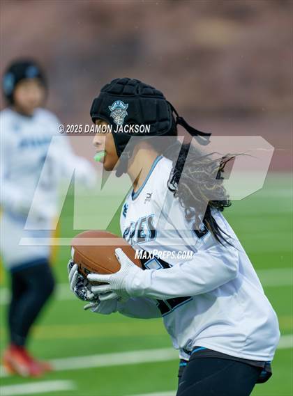 Thumbnail 2 in Pinecrest Academy Sloan Canyon vs Virgin Valley (NIAA 3A Semifinal) photogallery.