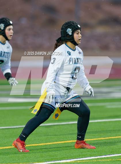 Thumbnail 3 in Pinecrest Academy Sloan Canyon vs Virgin Valley (NIAA 3A Semifinal) photogallery.