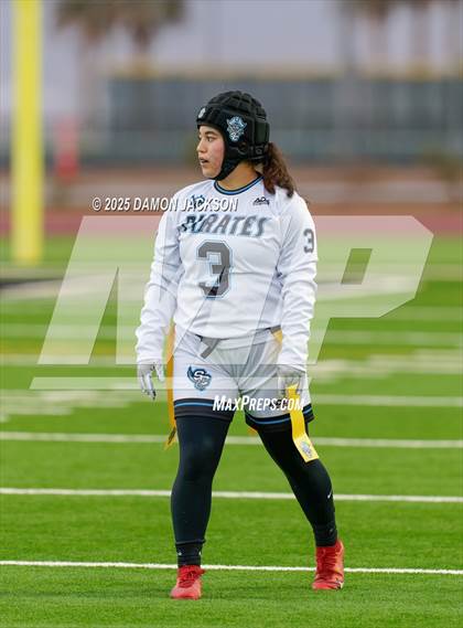 Thumbnail 3 in Pinecrest Academy Sloan Canyon vs Virgin Valley (NIAA 3A Semifinal) photogallery.