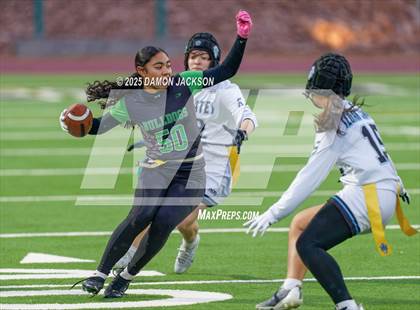 Thumbnail 3 in Pinecrest Academy Sloan Canyon vs Virgin Valley (NIAA 3A Semifinal) photogallery.