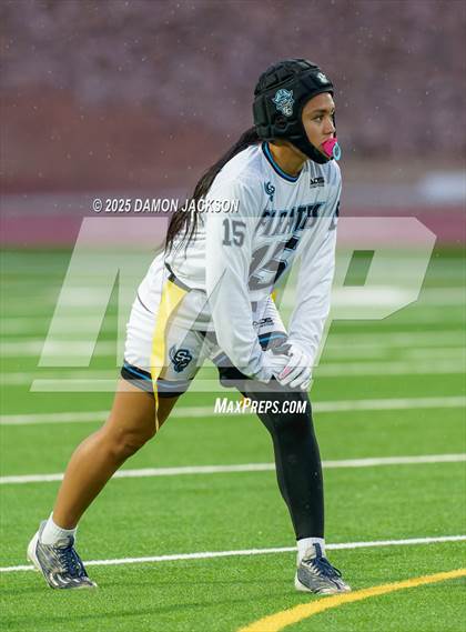 Thumbnail 3 in Pinecrest Academy Sloan Canyon vs Virgin Valley (NIAA 3A Semifinal) photogallery.