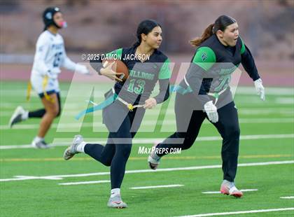Thumbnail 2 in Pinecrest Academy Sloan Canyon vs Virgin Valley (NIAA 3A Semifinal) photogallery.