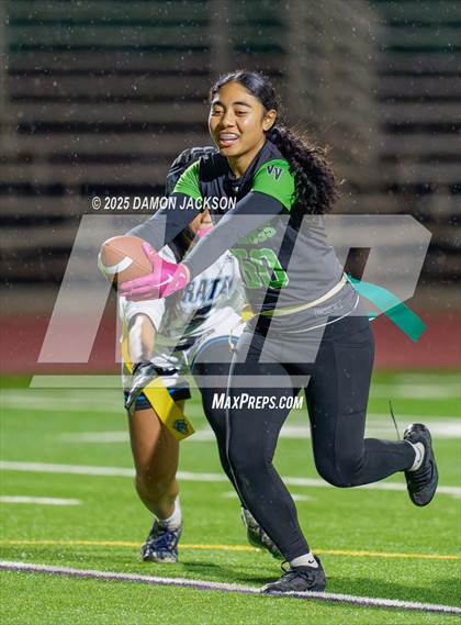 Thumbnail 1 in Pinecrest Academy Sloan Canyon vs Virgin Valley (NIAA 3A Semifinal) photogallery.