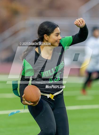 Thumbnail 3 in Pinecrest Academy Sloan Canyon vs Virgin Valley (NIAA 3A Semifinal) photogallery.