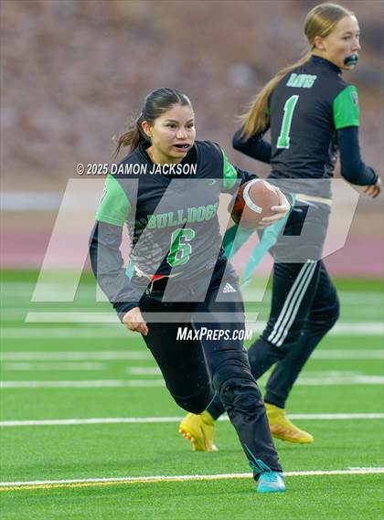 Thumbnail 3 in Pinecrest Academy Sloan Canyon vs Virgin Valley (NIAA 3A Semifinal) photogallery.
