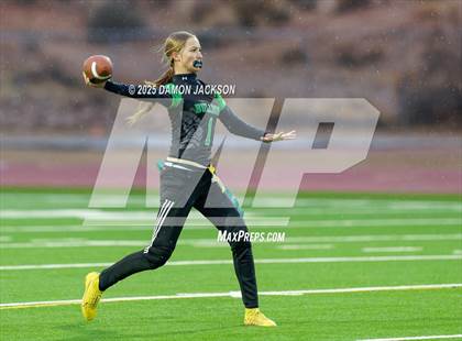 Thumbnail 2 in Pinecrest Academy Sloan Canyon vs Virgin Valley (NIAA 3A Semifinal) photogallery.