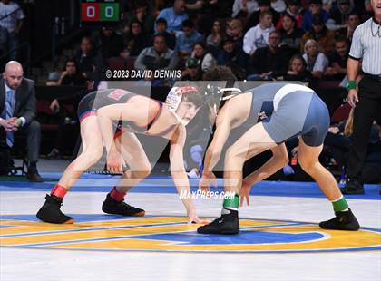 Thumbnail 1 in CIF State Boys Wrestling Championships (182-120 Finals) photogallery.