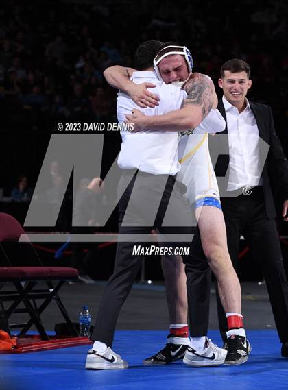 Thumbnail 1 in CIF State Boys Wrestling Championships (182-120 Finals) photogallery.