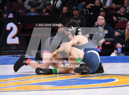 Thumbnail 3 in CIF State Boys Wrestling Championships (182-120 Finals) photogallery.