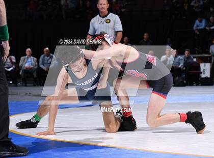 Thumbnail 3 in CIF State Boys Wrestling Championships (182-120 Finals) photogallery.