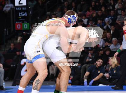 Thumbnail 2 in CIF State Boys Wrestling Championships (182-120 Finals) photogallery.