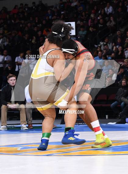 Thumbnail 1 in CIF State Boys Wrestling Championships (182-120 Finals) photogallery.
