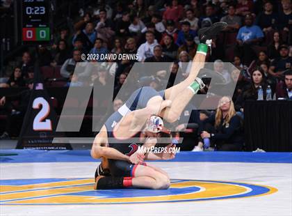 Thumbnail 2 in CIF State Boys Wrestling Championships (182-120 Finals) photogallery.