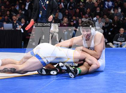 Thumbnail 2 in CIF State Boys Wrestling Championships (182-120 Finals) photogallery.