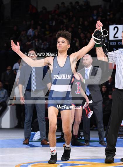 Thumbnail 1 in CIF State Boys Wrestling Championships (182-120 Finals) photogallery.