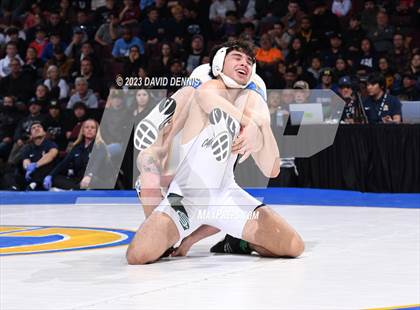 Thumbnail 2 in CIF State Boys Wrestling Championships (182-120 Finals) photogallery.