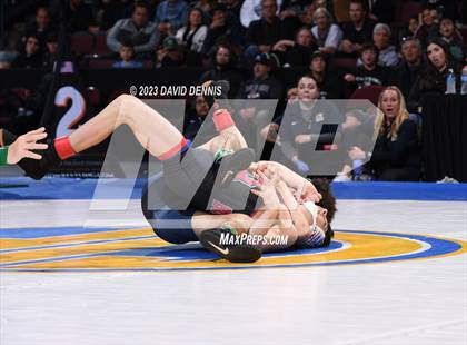 Thumbnail 2 in CIF State Boys Wrestling Championships (182-120 Finals) photogallery.