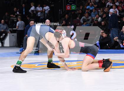 Thumbnail 2 in CIF State Boys Wrestling Championships (182-120 Finals) photogallery.