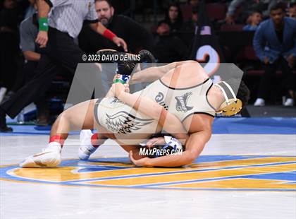 Thumbnail 3 in CIF State Boys Wrestling Championships (182-120 Finals) photogallery.
